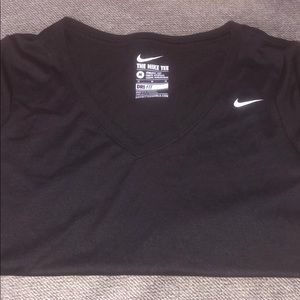 Nike athletic cut tee, dri- fit